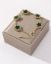 Picture of Clover & Rhinestone Chain Bracelet (Green)